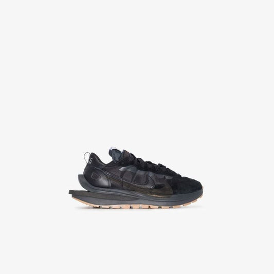 X Sacai Black Vaporwaffle Mesh Sneakers