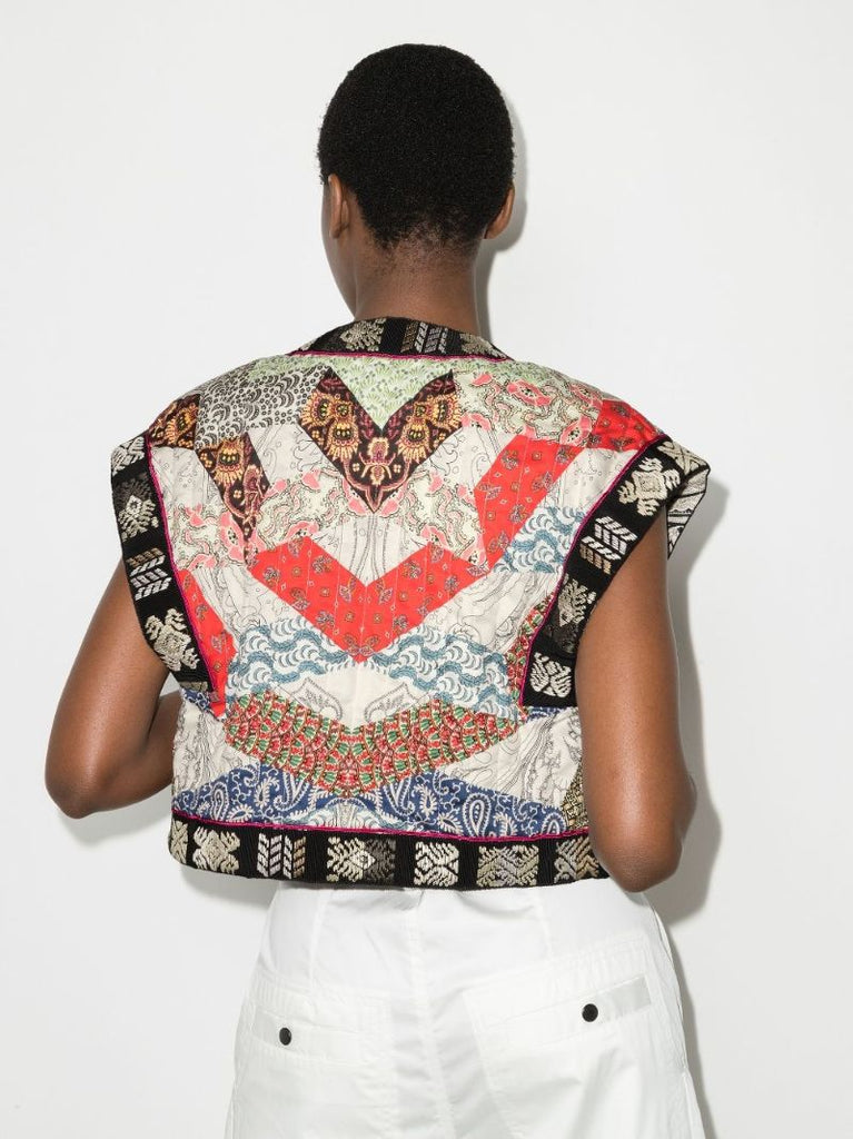 Love Quilted Cropped Gilet