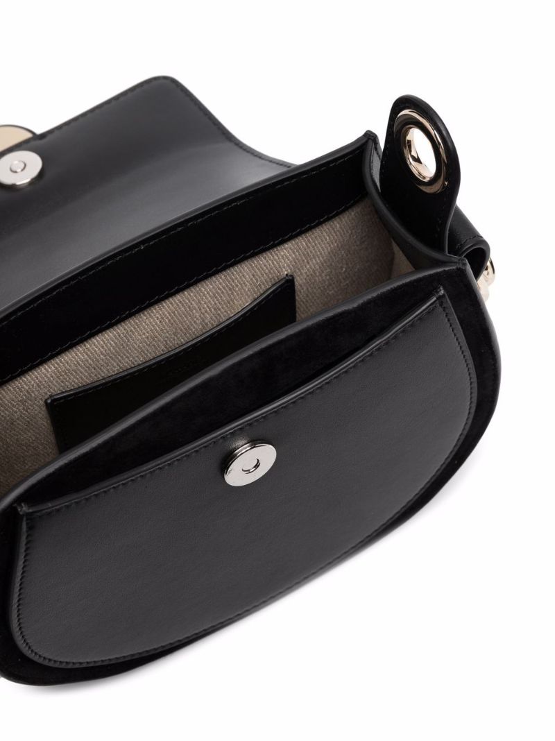 Black Tess Leather Crossbody Bag