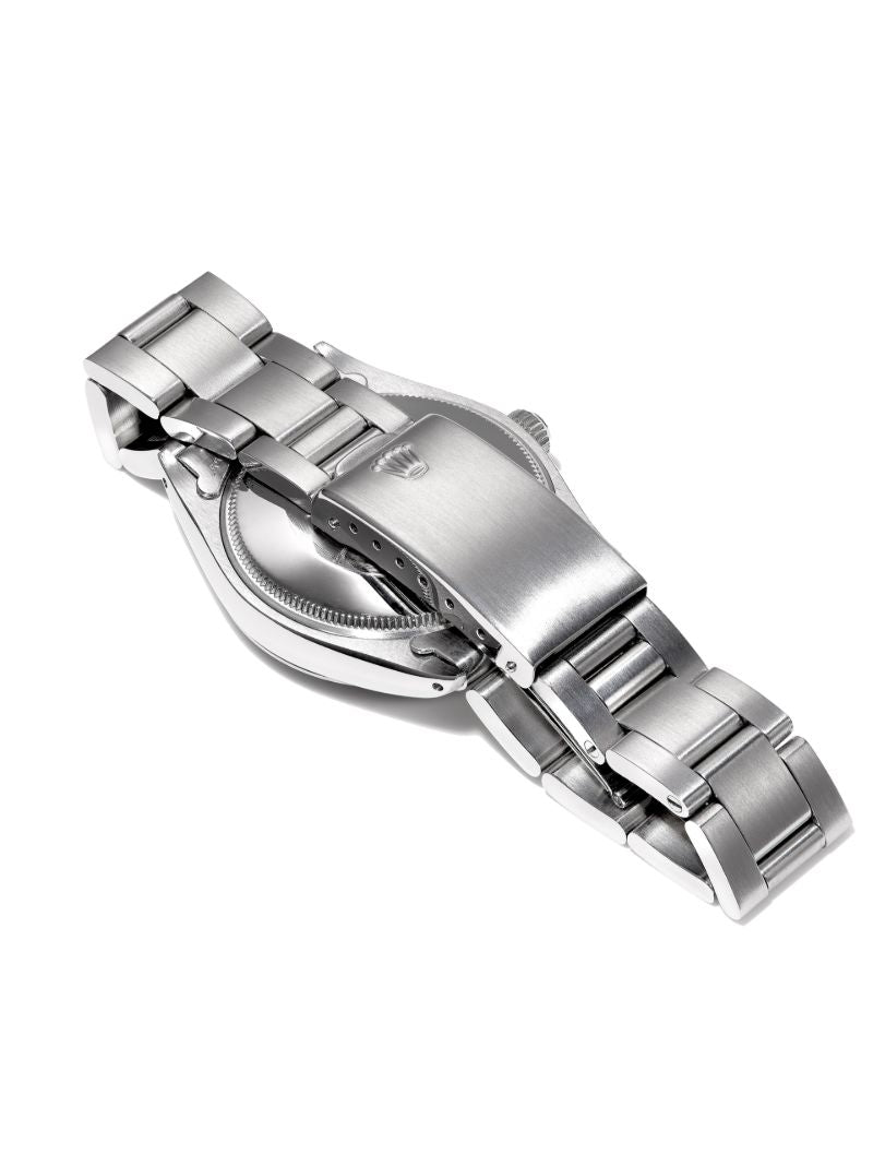 Stainless Steel Reworked Vintage Rolex Oyster Perpetual Watch