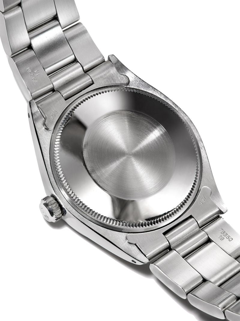 Stainless Steel Reworked Vintage Rolex Oyster Perpetual Watch