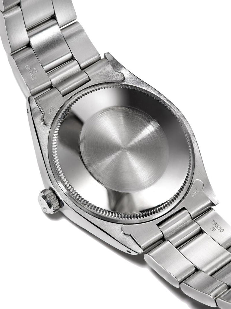 Stainless Steel Reworked Vintage Rolex Oyster Perpetual Watch