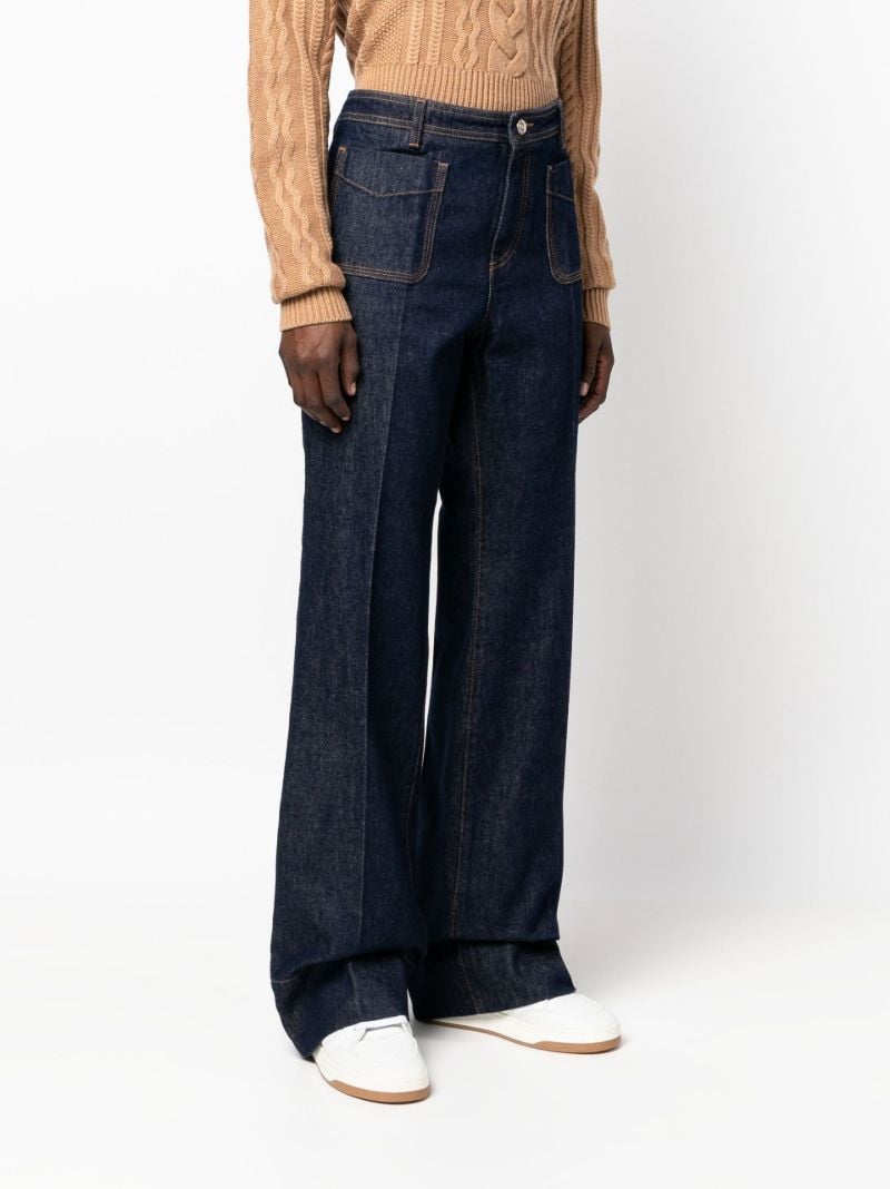 Blue Brooklyn Flared Jeans