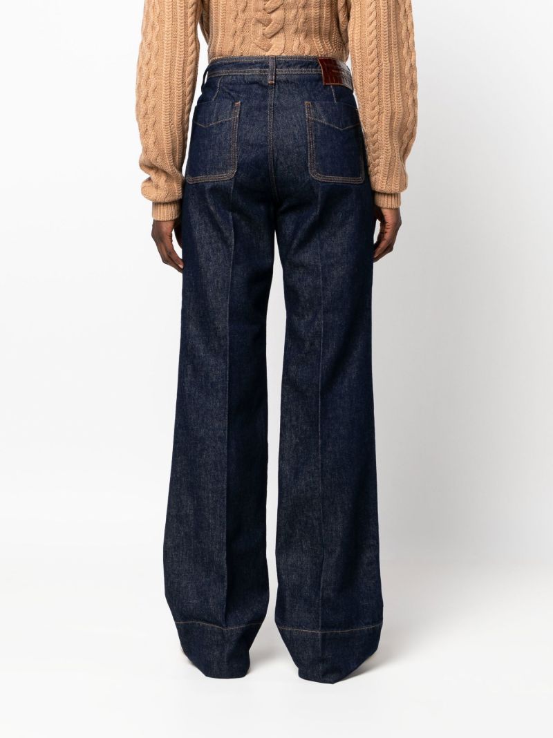 Blue Brooklyn Flared Jeans