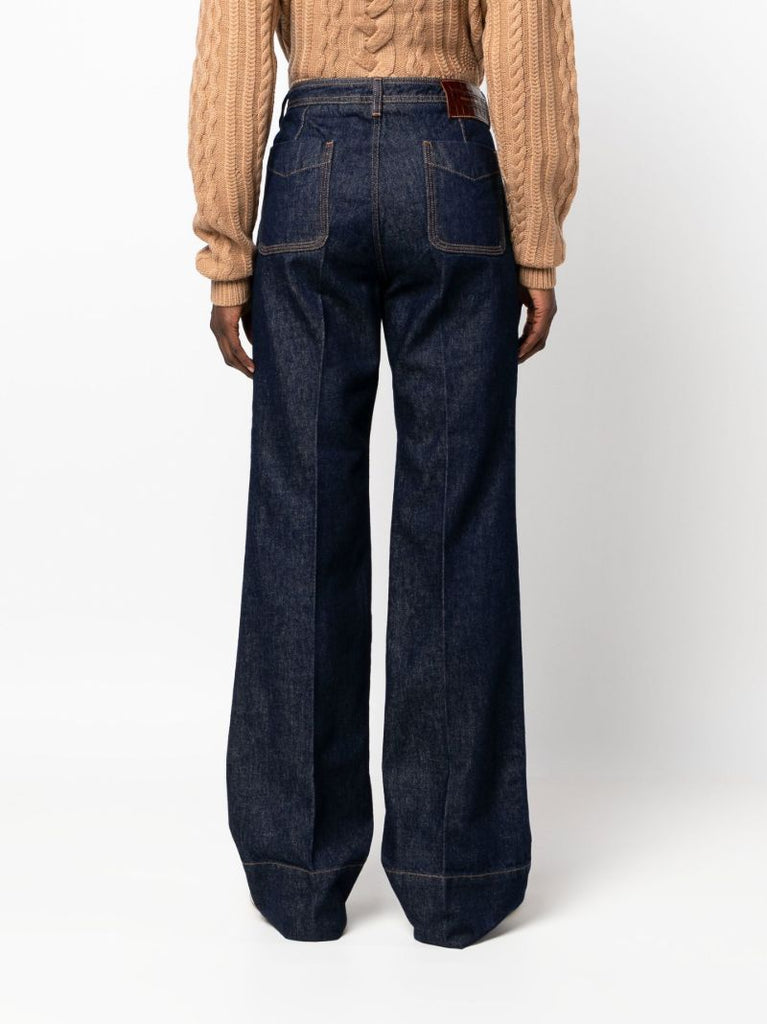 Blue Brooklyn Flared Jeans