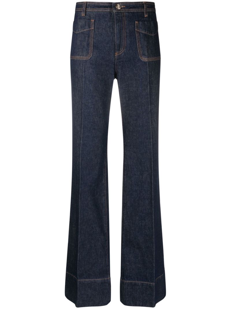 Blue Brooklyn Flared Jeans
