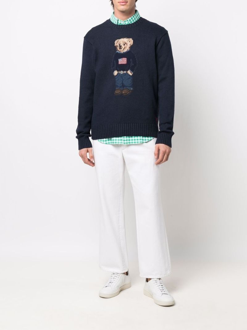 Navy Polo Bear Sweater