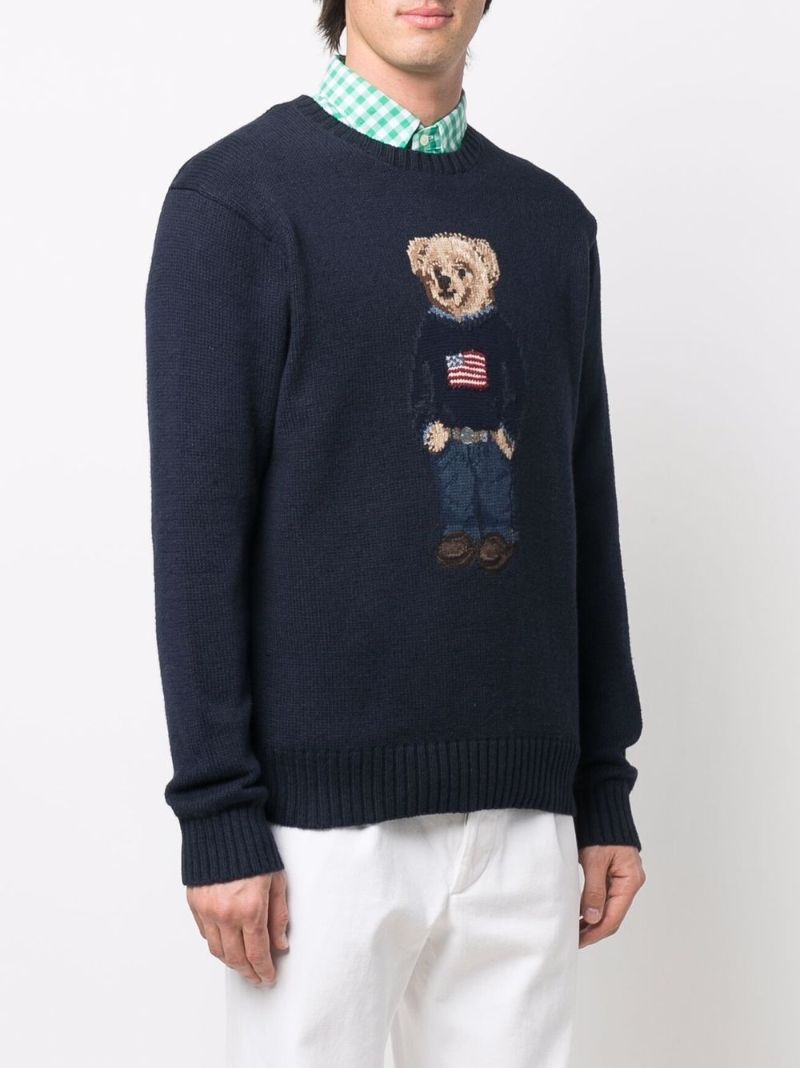 Navy Polo Bear Sweater