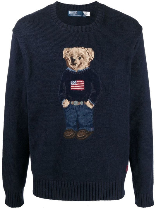 Navy Polo Bear Sweater