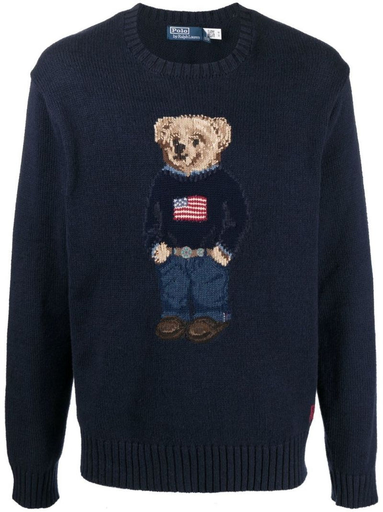 Navy Polo Bear Sweater