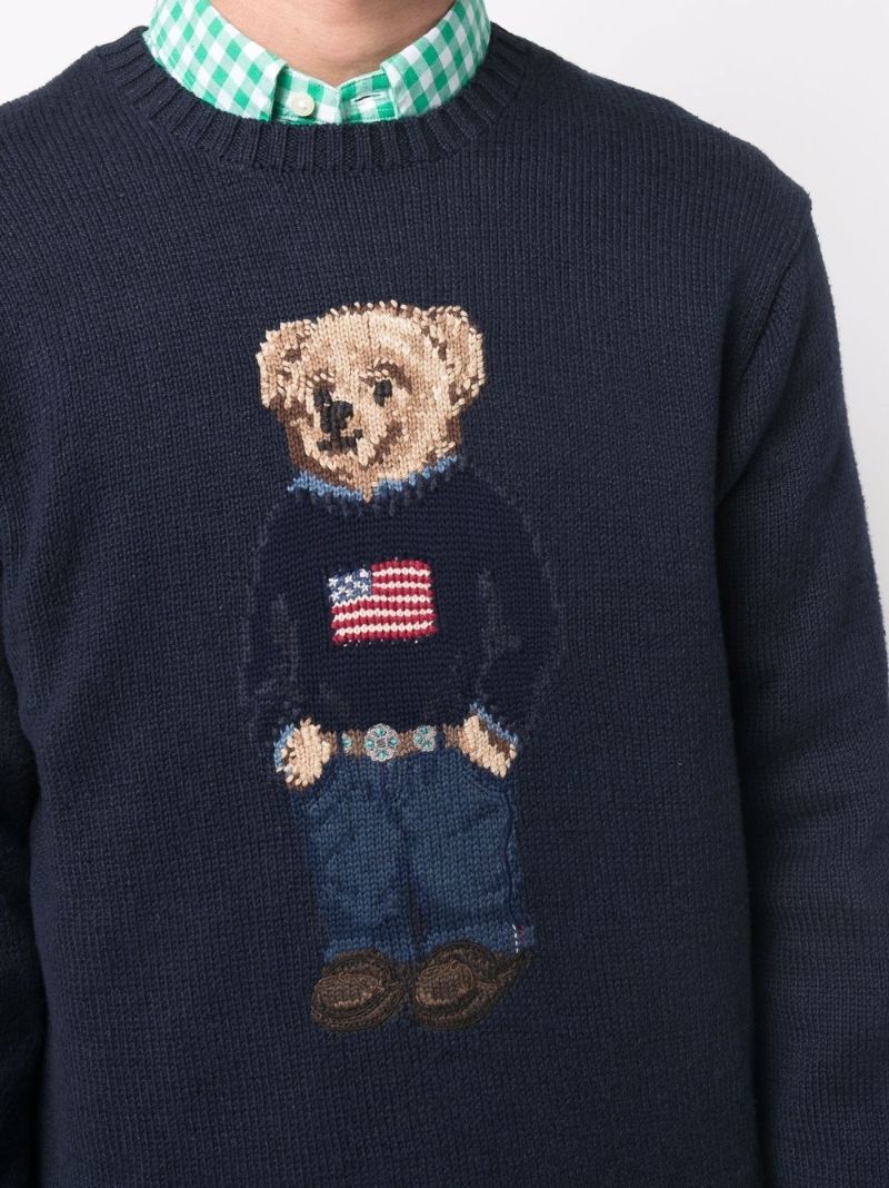 Navy Polo Bear Sweater