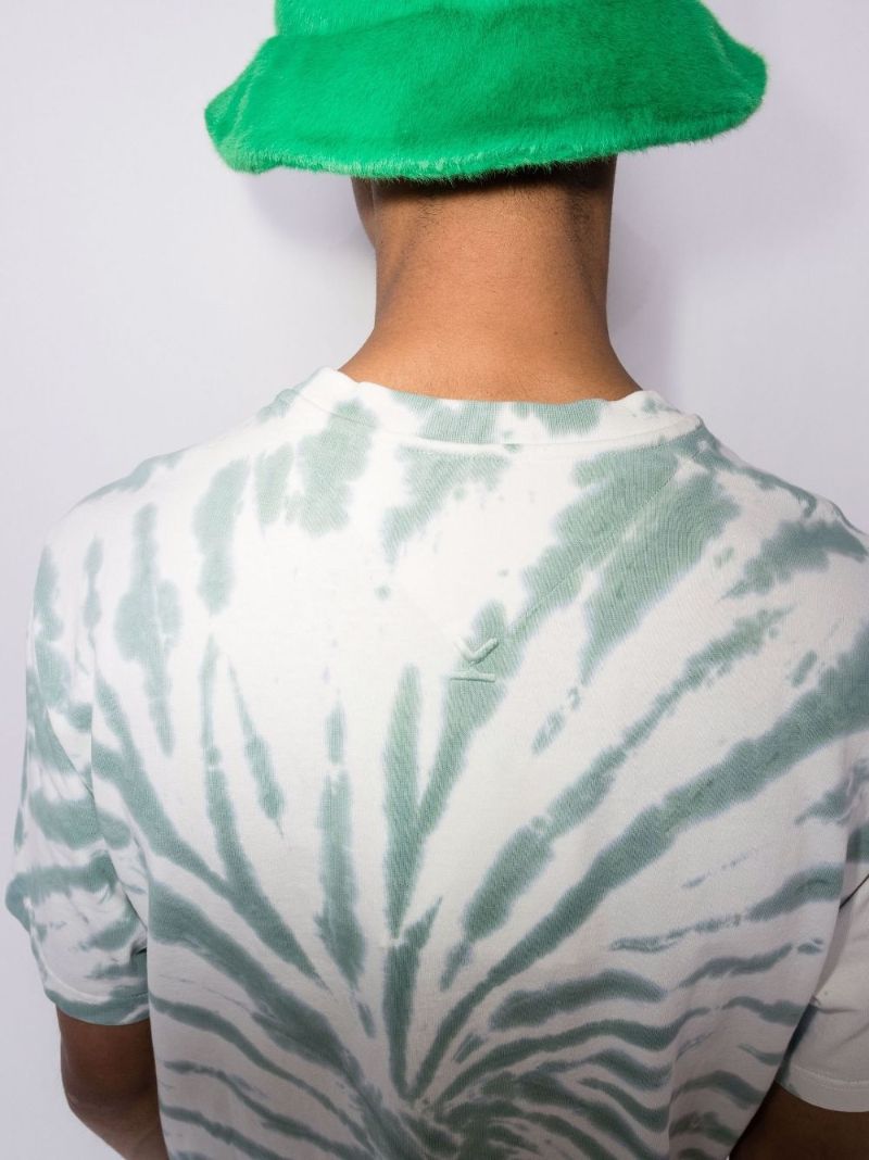 Logo Print Tie-dye T-shirt