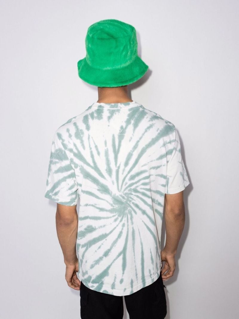 Logo Print Tie-dye T-shirt
