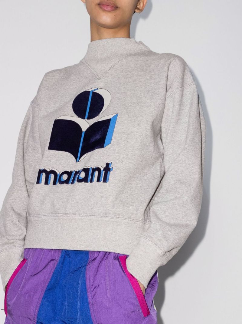 Moby Logo Cotton Sweatshirt