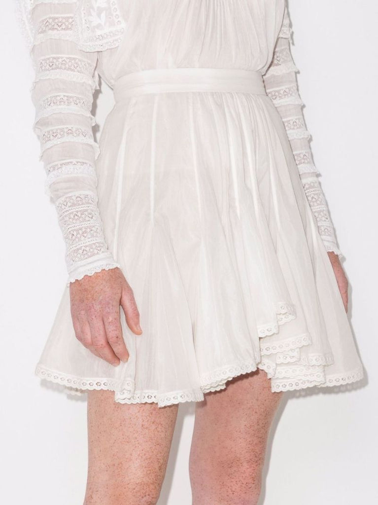 Griselda Asymmetric Mini Skirt