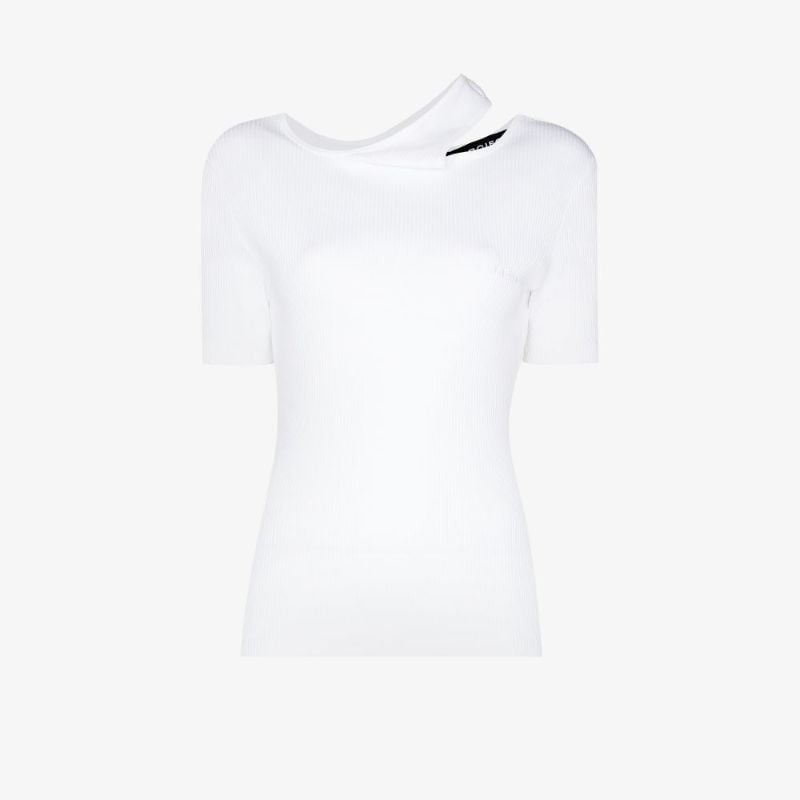 Double Collar Cotton T-shirt