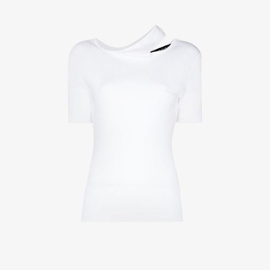 Double Collar Cotton T-shirt