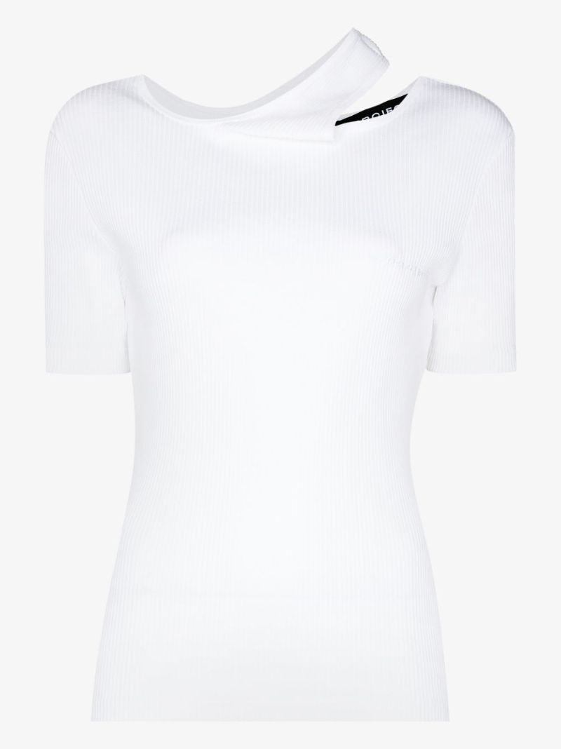 Double Collar Cotton T-shirt
