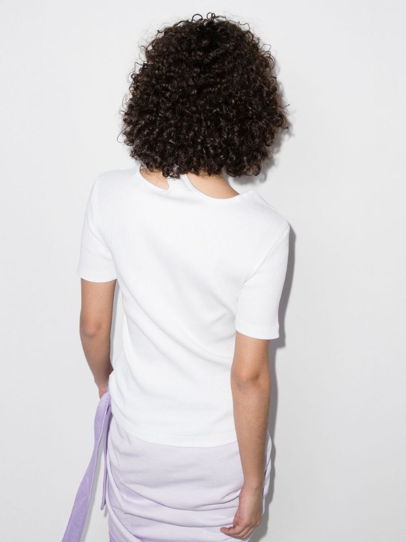 Double Collar Cotton T-shirt