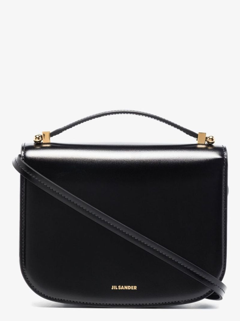 Black Taos Small Leather Cross Body Bag