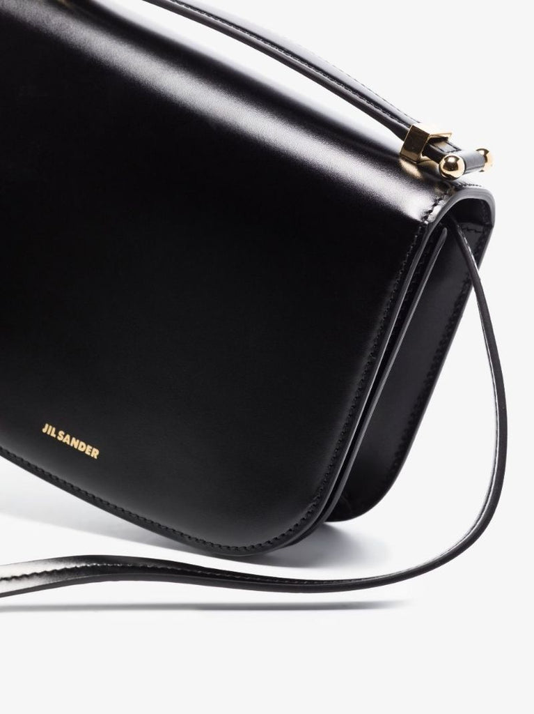 Black Taos Small Leather Cross Body Bag