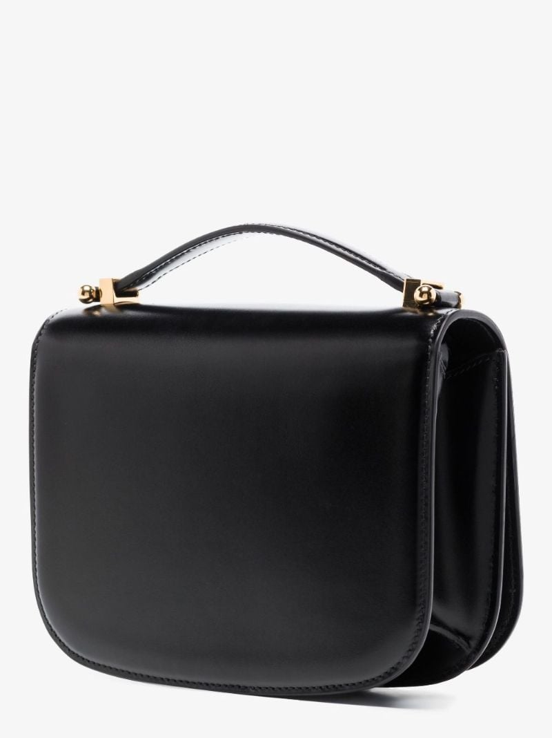 Black Taos Small Leather Cross Body Bag