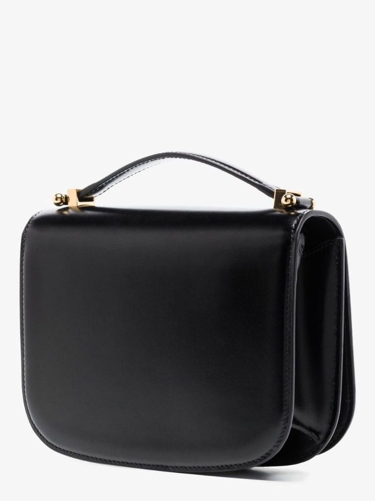 Black Taos Small Leather Cross Body Bag