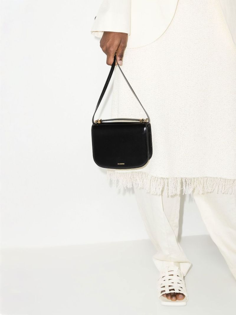 Black Taos Small Leather Cross Body Bag