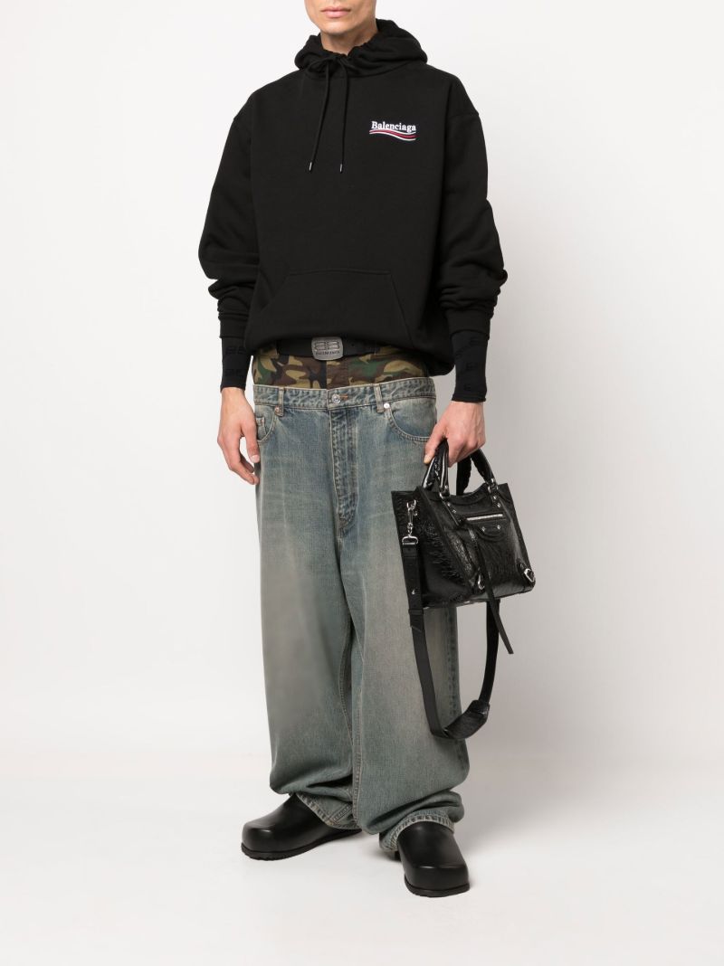 Black Political Campaign Cotton Hoodie