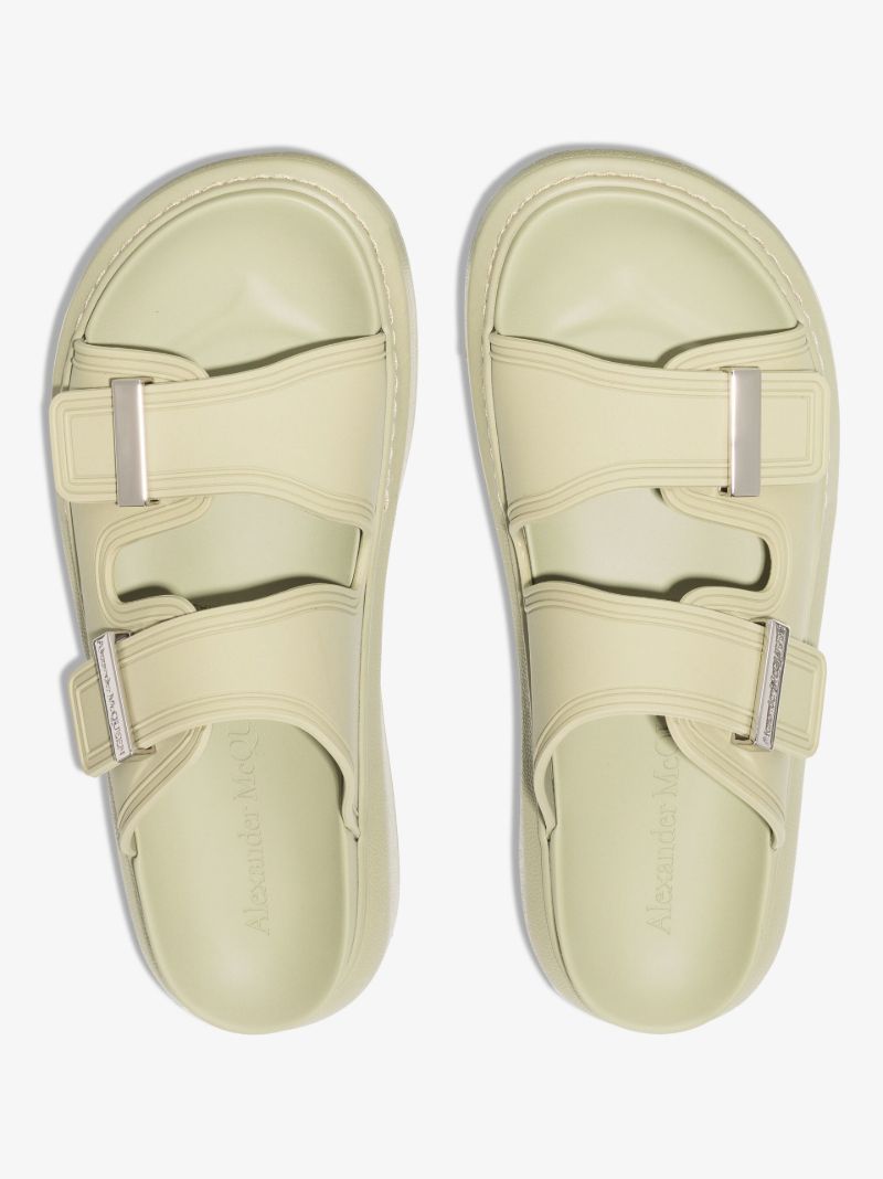 Green Oversized Hybrid Sandals