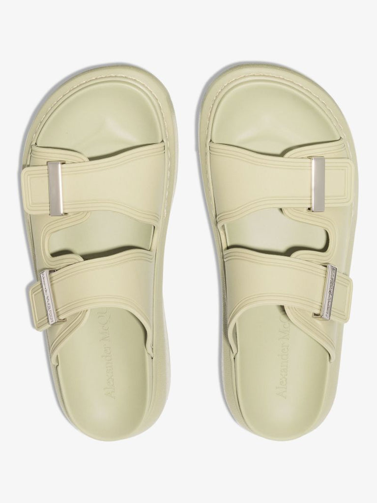 Green Oversized Hybrid Sandals