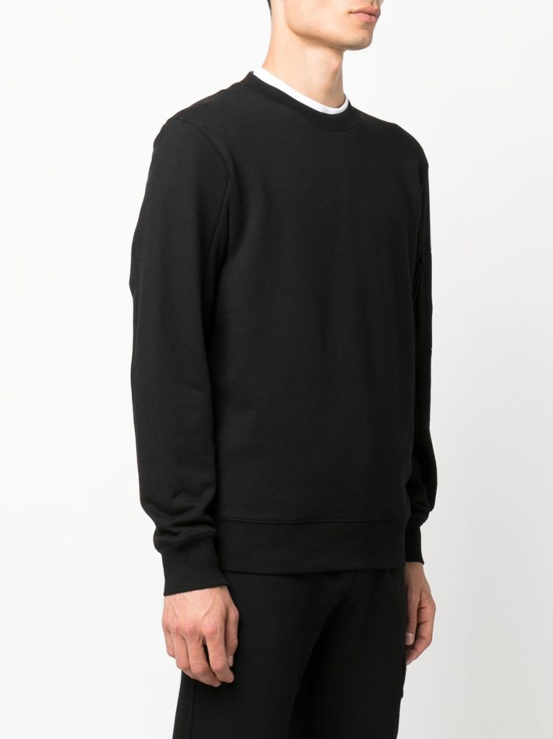 Black Cotton Sweatshirt