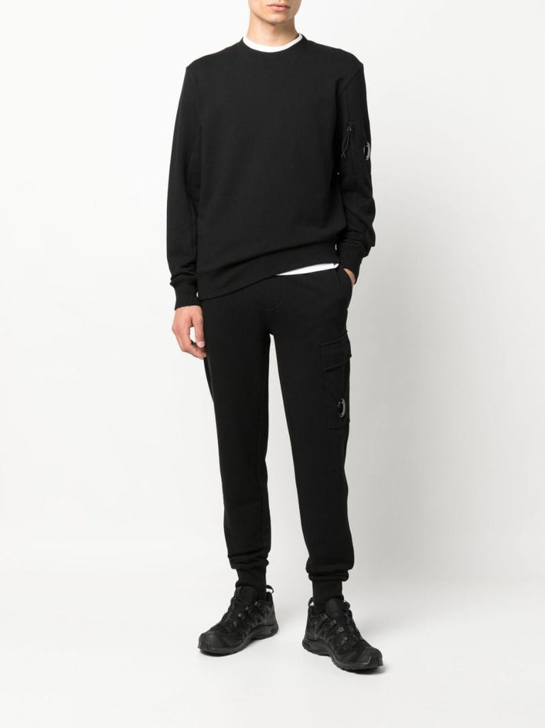 Black Cotton Sweatshirt