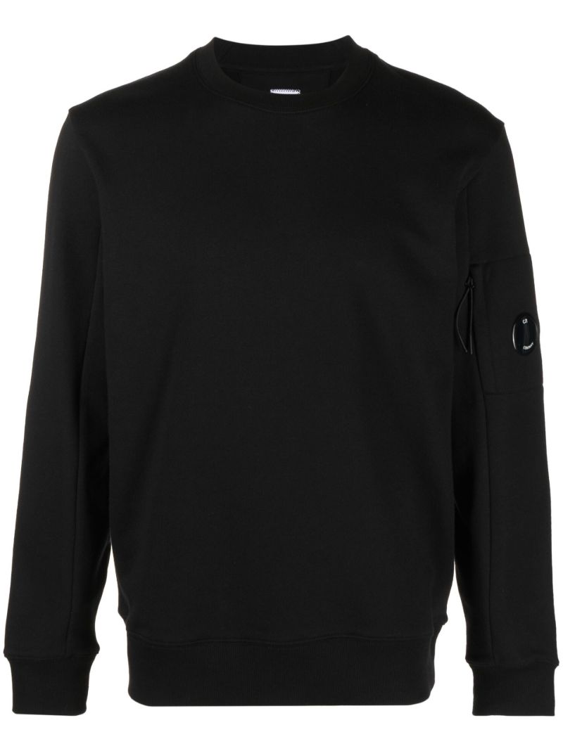 Black Cotton Sweatshirt