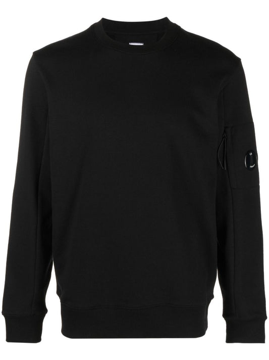 Black Cotton Sweatshirt