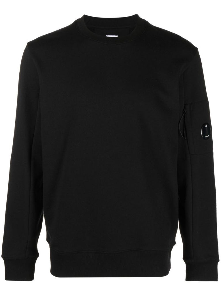 Black Cotton Sweatshirt