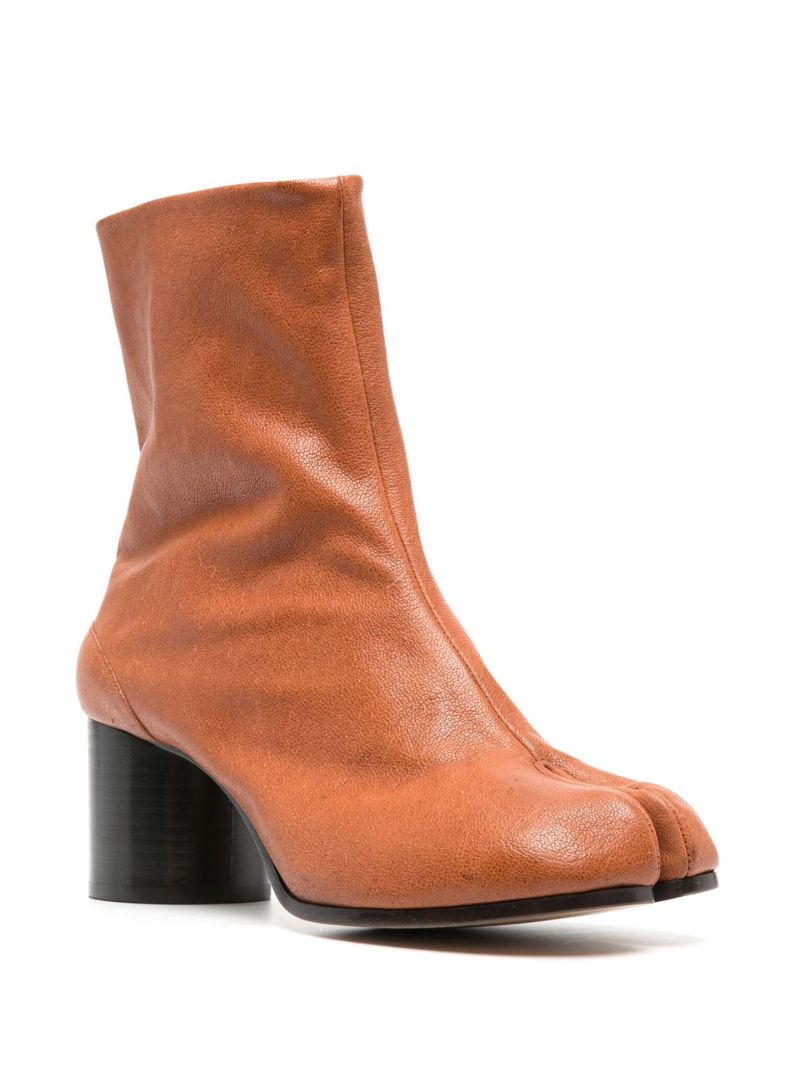 Brown Tabi 60 Leather Ankle Boots