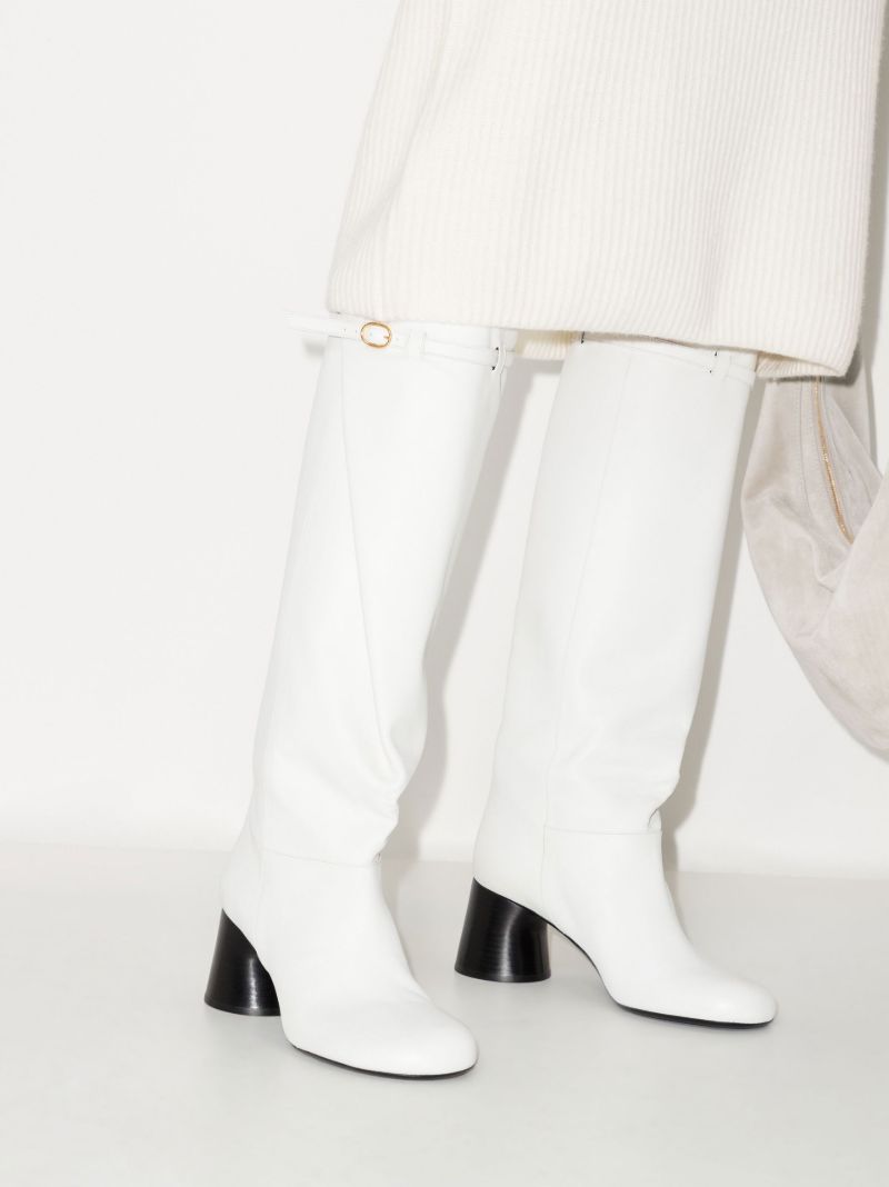 White Admiral 45 Leather Knee-high Boots