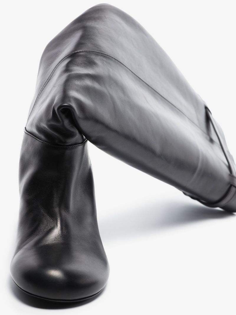 Black Admiral 45 Knee-high Leather Boots
