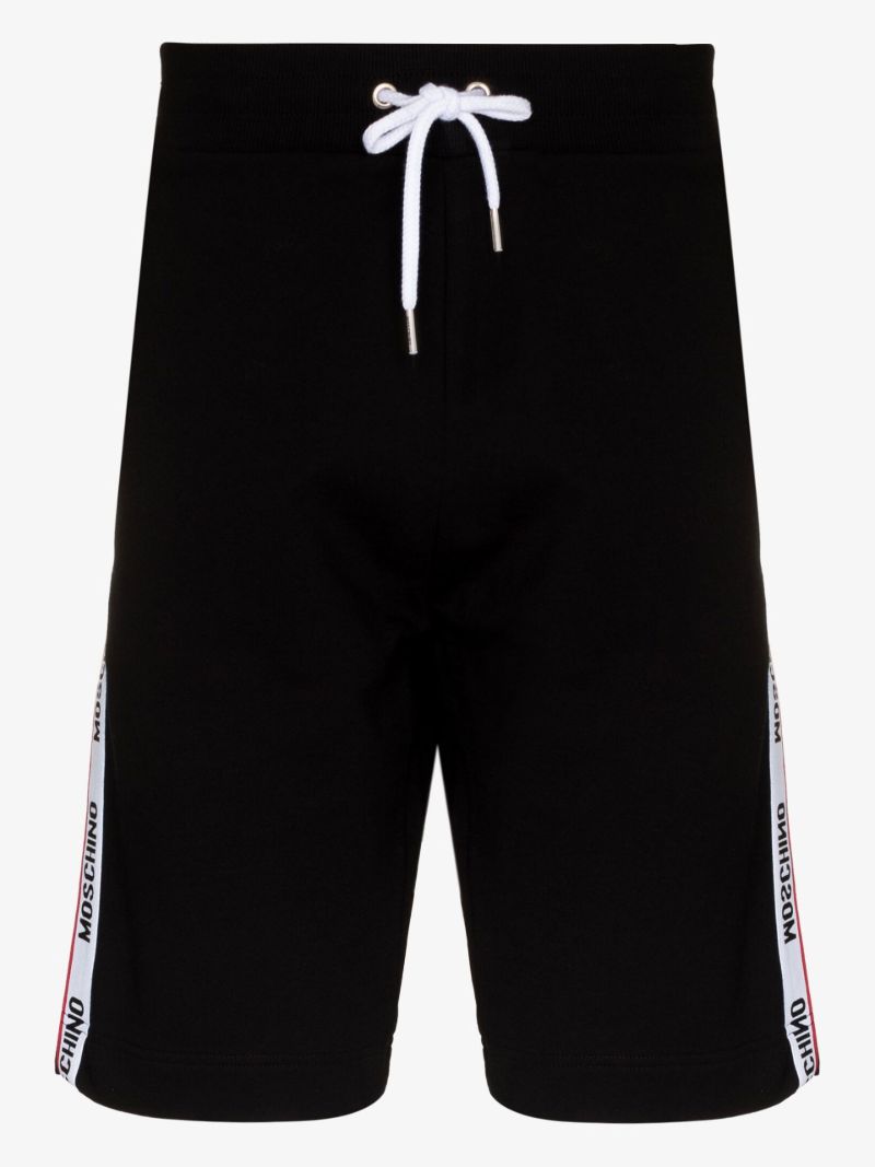 Logo Tape Cotton Track Shorts