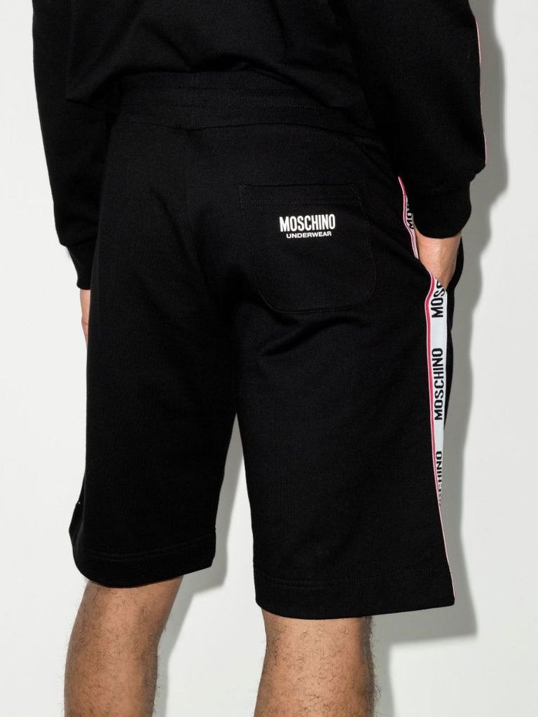 Logo Tape Cotton Track Shorts
