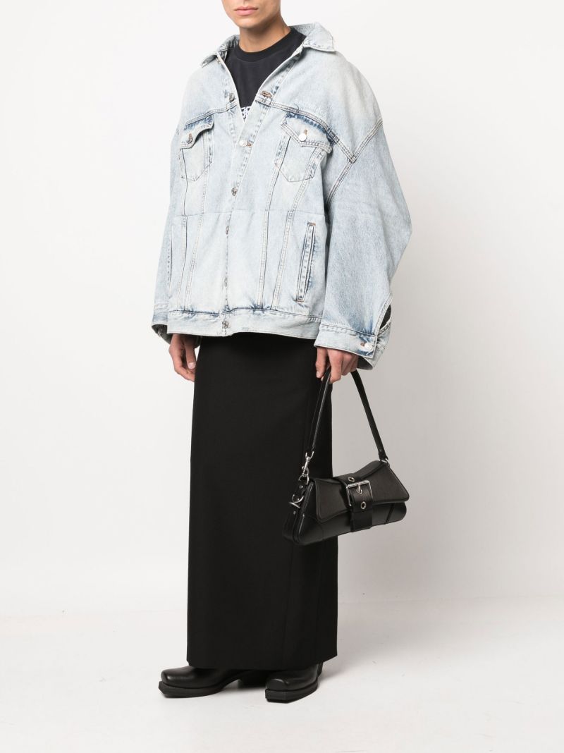 Blue Twisted Denim Jacket