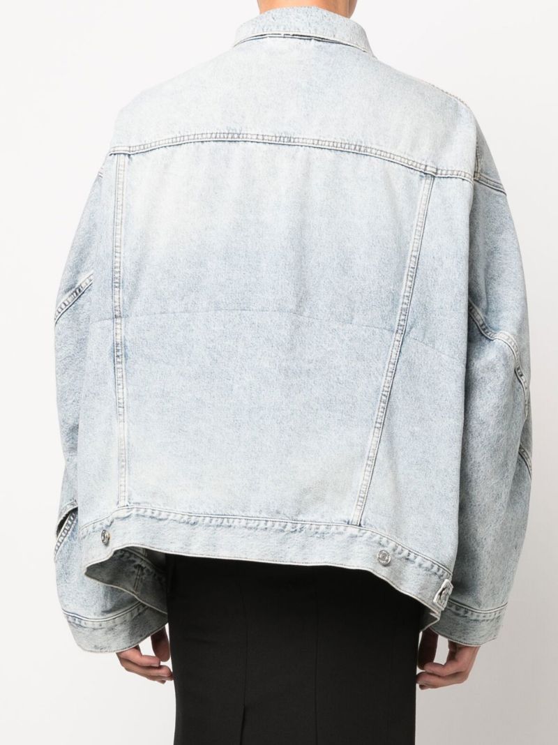 Blue Twisted Denim Jacket