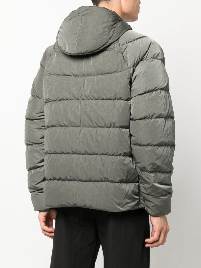 Green Chrome Padded Jacket
