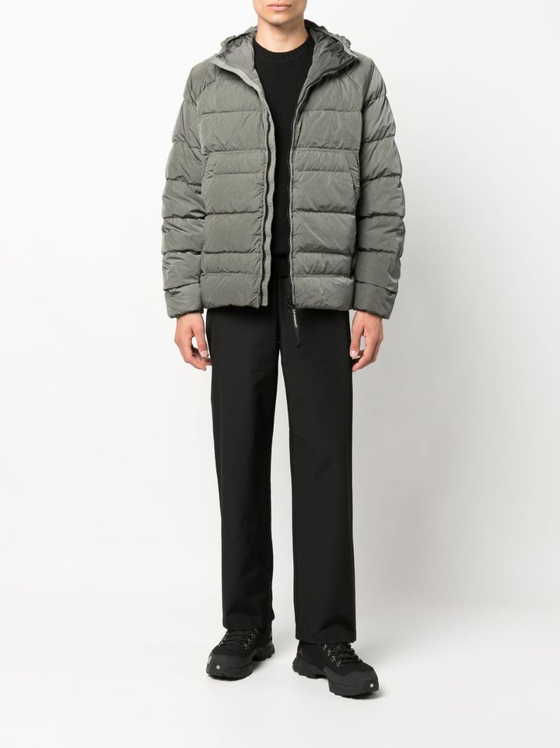 Green Chrome Padded Jacket