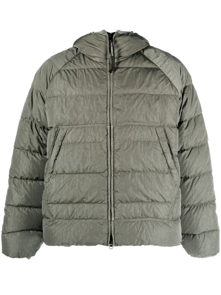 Green Chrome Padded Jacket
