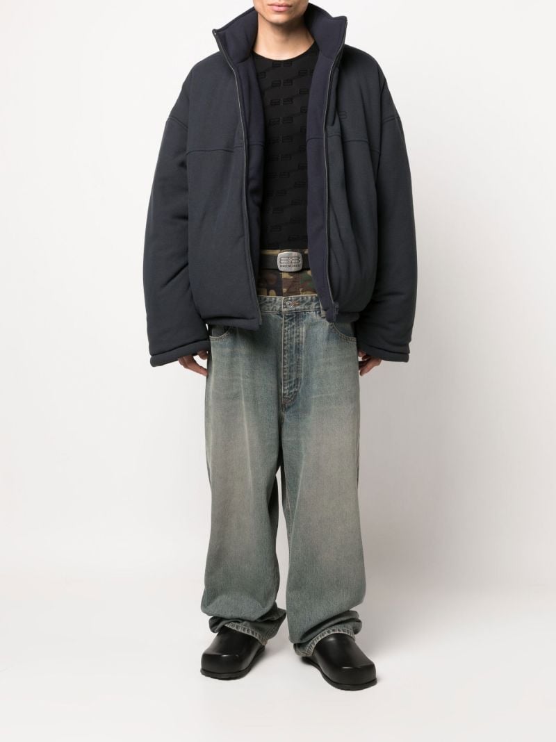 Black Reversible Padded Coat