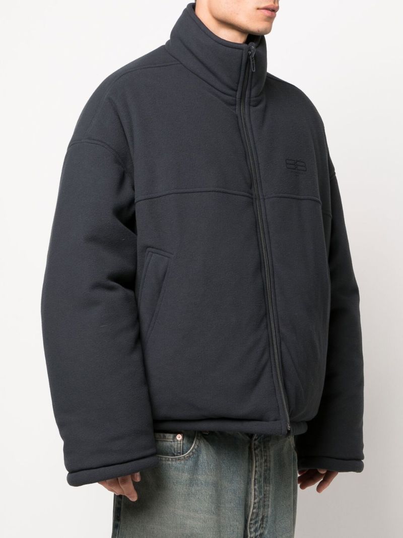 Black Reversible Padded Coat