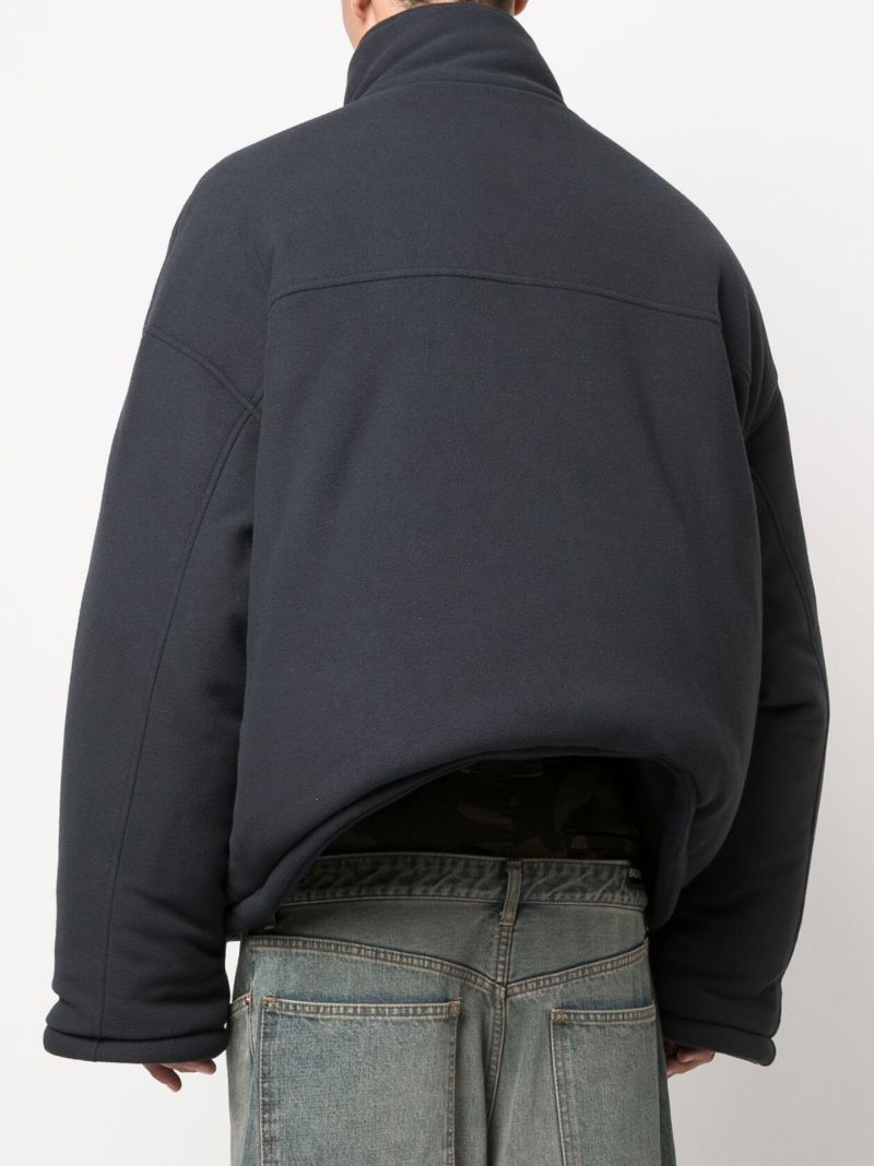 Black Reversible Padded Coat