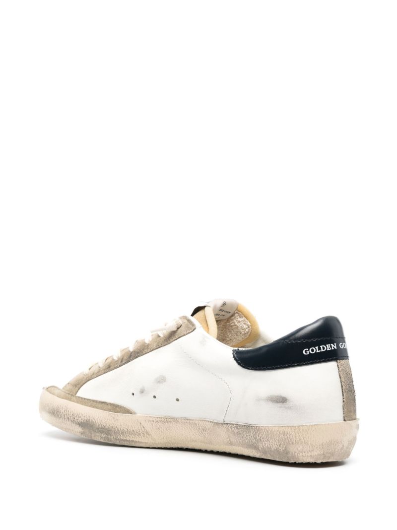 White Super-star Low-top Leather Sneakers